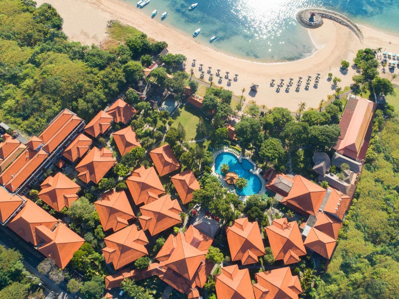 Bali Tropic Resort & Spa - Chse Certified Nusa Dua  Luaran gambar Aerial view of the resort